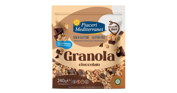 Piaceri Mediterranei Granola Cioccolato 240 g Snack
