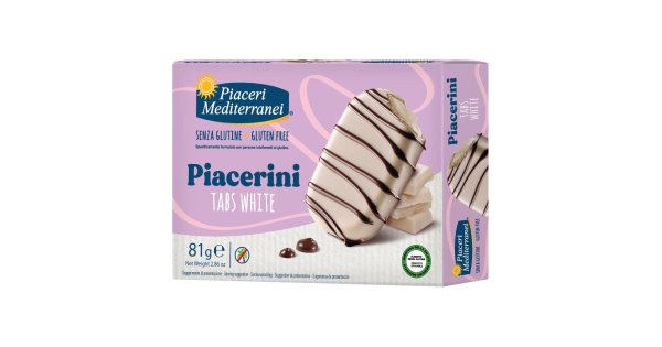 Piaceri Mediterranei Piacerini Tabs White 81 g Snack