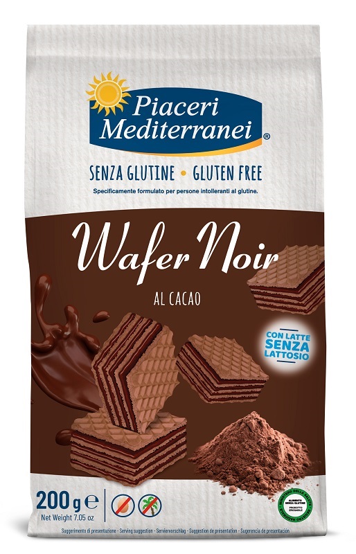 Piaceri Mediterranei Wafer Noir Cacao 5x40 g Snack