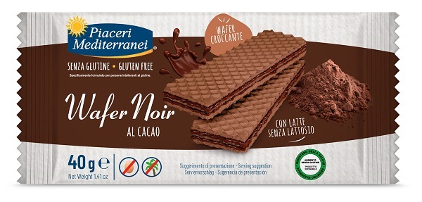 Piaceri Mediterranei Wafer Noir Cacao 40 g Snack