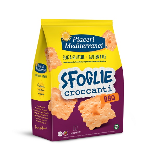 PIACERI MEDITERRANEI SFOGLIE CROCCANTI BBQ 6 MONOPORZIONI 30G SENZA GLUTINE SENZA LATTOSIO — confronto prezzi