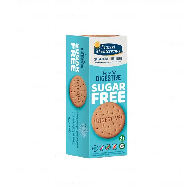 Piaceri Mediterranei - Biscotti Digestive Senza Zuccheri E Senza Glutine Confezione 160 Gr