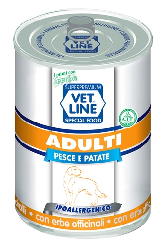 Vetline Cane Adulto Pesce &amp; Patate 400 Gr