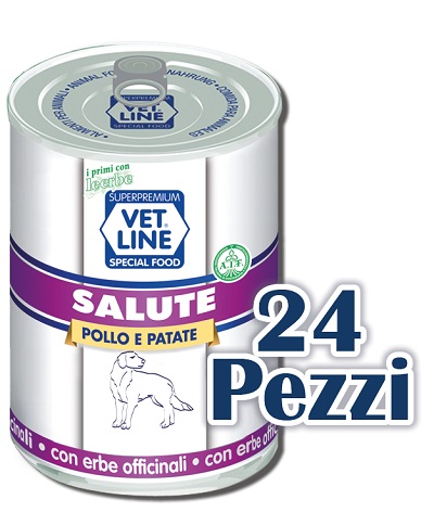 OLISTIKA VET LINE CANE SALUTE IPOALLERGENICO POLLO PATATE 400GR (lattina)