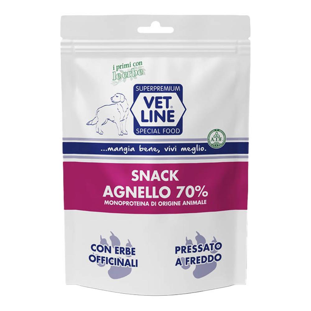 OLISTIKA VET LINE CANE SNACK MONOPROTEICO AGNELLO 70% 80GR