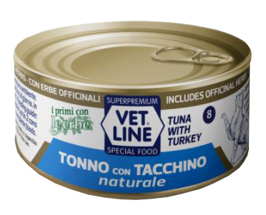 OLISTIKA VET LINE GATTO TONNO TACCHINO 70GR (lattina)