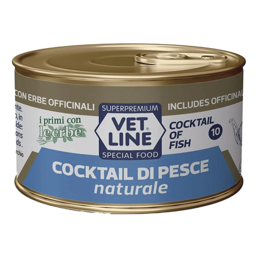 OLISTIKA VET LINE GATTO COCKTAIL PESCE 70GR (lattina)