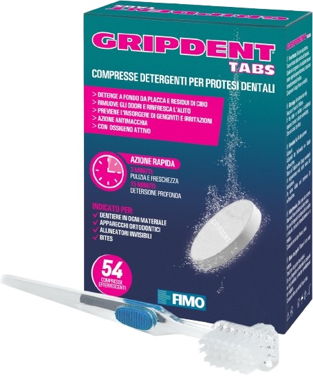 Gripdent Tabs 54 Compresse + Spazzolino Pulitore pz — confronto prezzi