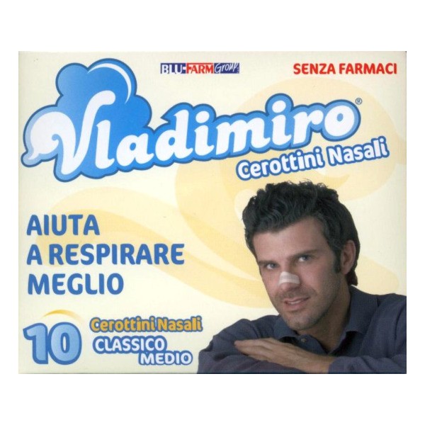 Cerotto nasale classico vladimiro small/large 10 pezzi — confronto prezzi