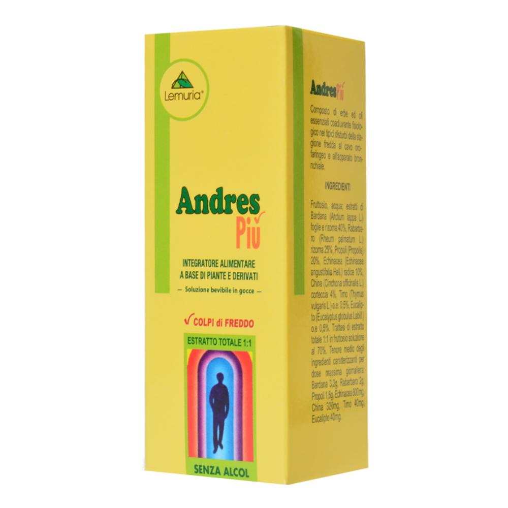 Lemuria Andres Più Integratore Benessere Vie Respiratorie 30 ml — confronto prezzi