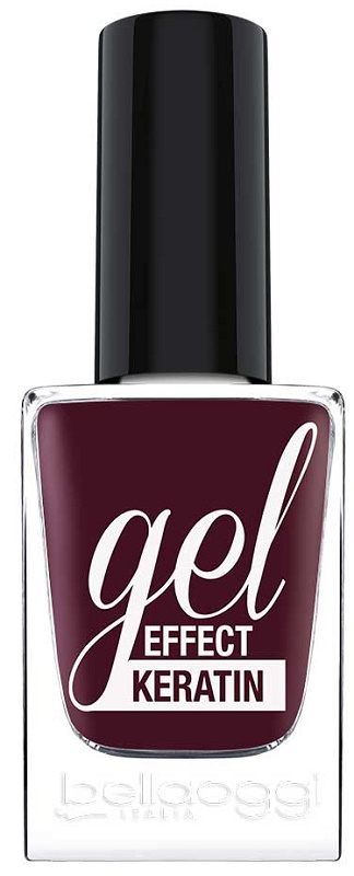 Bellaoggi gel effect keratin smalto effetto gel con cheratina dark plum