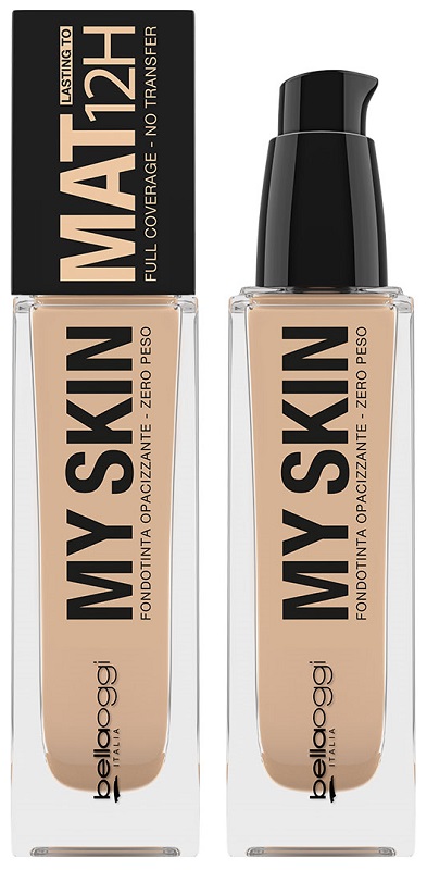 BELLAOGGI - My Skin Mat 12H - Fondotinta Opaco N. 1 Cool Nude