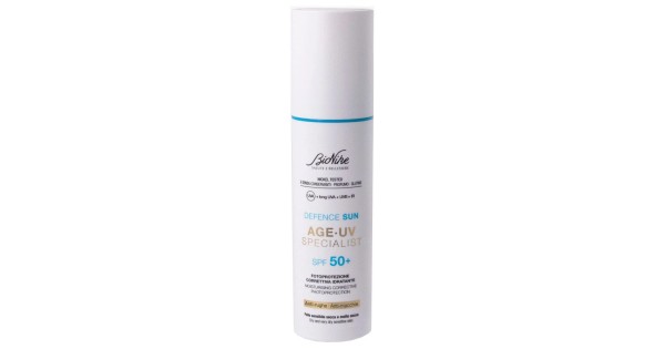 Bionike Defence Sun Age-UV SPF 50+ Anti-Rughe e Anti-Macchie per Pelle Secca 50 ml — confronto prezzi