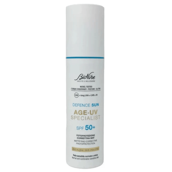 Bionike Defence Sun Age-UV Fotoprotezione Correttiva Mat SPF 50+ Viso 50 ml
