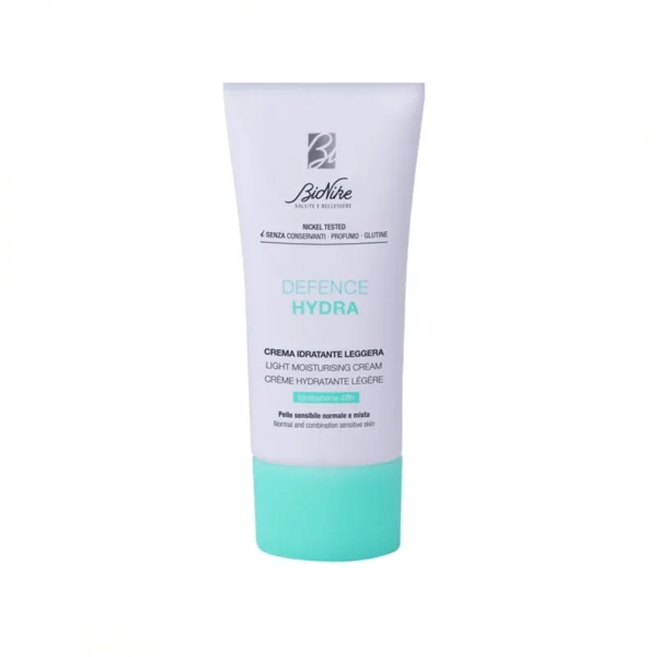 Bionike Defence Hydra Crema Idratante Viso Leggera per Pelle Sensibile e Secca 50 ml