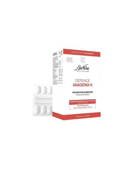 Bionike Defence Anagenix K Integratore Alimentare Capelli Senza Glutine - 60 Capsule — confronto prezzi