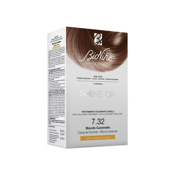 Bionike Shine On 7.32 Biondo Caramello Trattamento Colorante Capelli