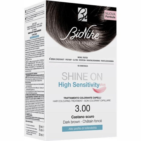 Bionike Shine On High Sensitivity Plus Tintura Per Capelli Castano Scuro 3.00 — confronto prezzi