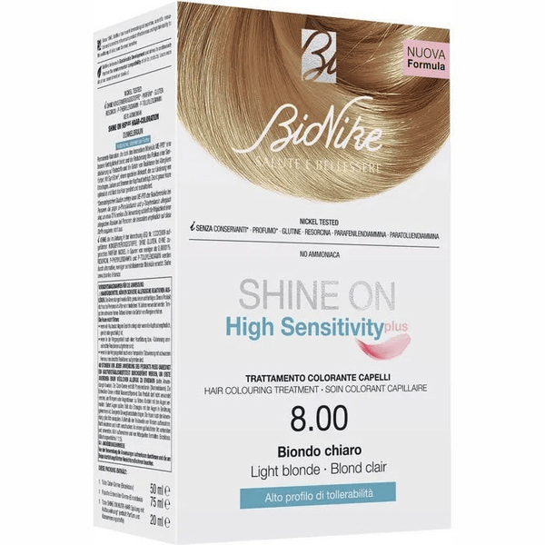Bionike Shine On High Sensitivity Plus Tintura Per Capelli Biondo Chiaro 8.00 — confronto prezzi