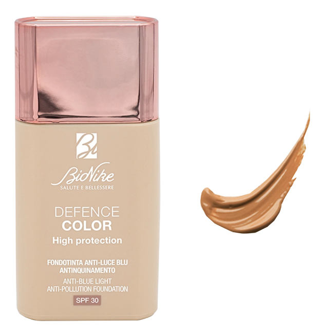 Bionike Defence Color High Protection Spf 30 Fondotinta Anti-luce Blu 306 Cannelle 30ml