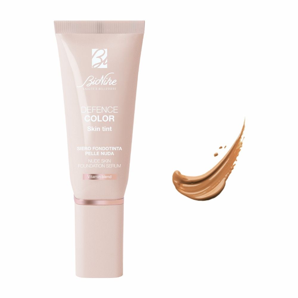 Bionike Defence Color Skin Tint Siero Fondotinta Pelle Nuda 3 Praline, 30ml
