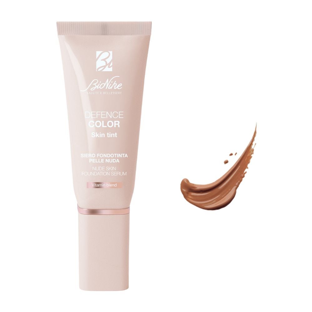 Bionike Defence Color Skin Tint Siero Fondotinta Pelle Nuda 4 Caramel, 30ml