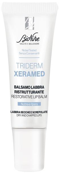 Bionike Triderm Xeramed 10 ml Balsamo Labbra Ristrutturante per Labbra Secche e Screpolate