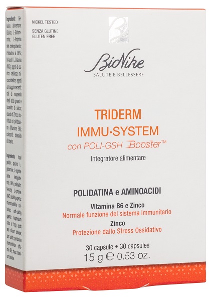 Bionike Triderm Immu-system Integratore Per La Normale Funzione Del Sistema Immunitario 30 Capsule