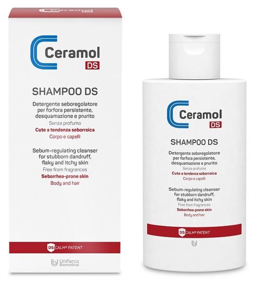 Ceramol Shampoo Ds Detergente Seboregolatore per Dermatite Seborroica 200 Ml