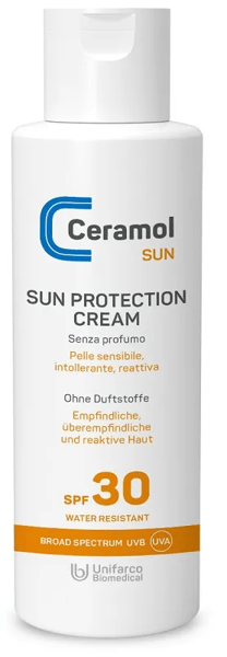Ceramol Sun SPF30 Crema Solare Protettiva Per il Corpo Pelle Sensibile 200 ml