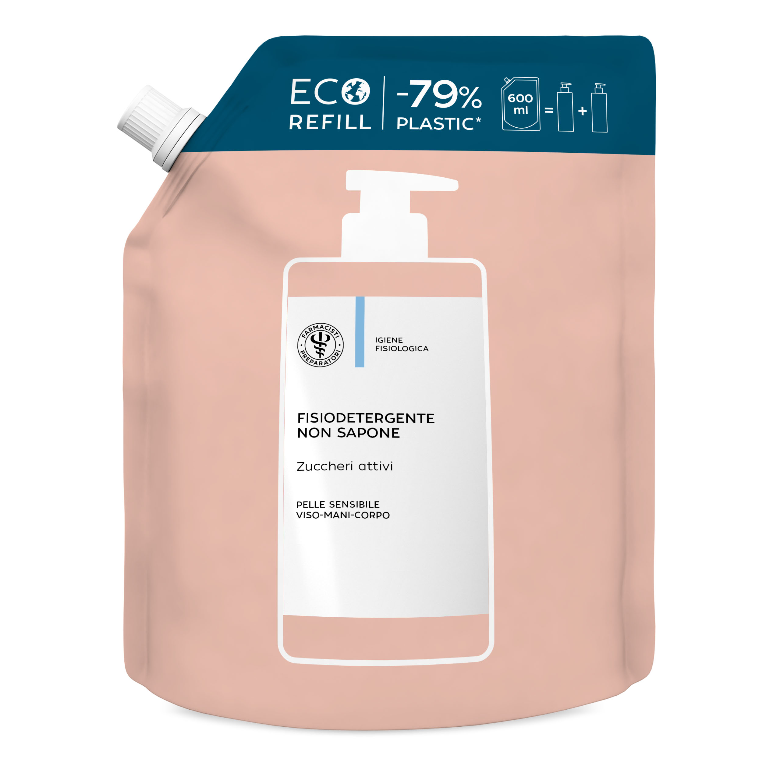 Lfp fisiodetergente eco refill 600 ml