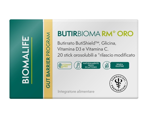 Biomalife butirbioma rm oro 20 stick orosolubili
