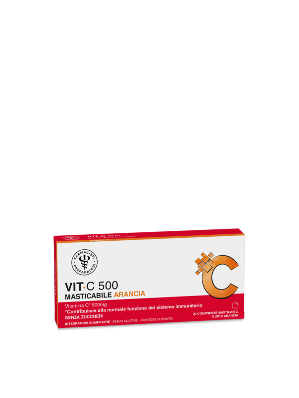 Lfp vit c 500 masticabile arancia 20 compresse masticabili da 1,65 g — confronto prezzi