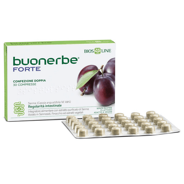 Buonerbe Forte Integratore Transito Intestinale 30 Compresse