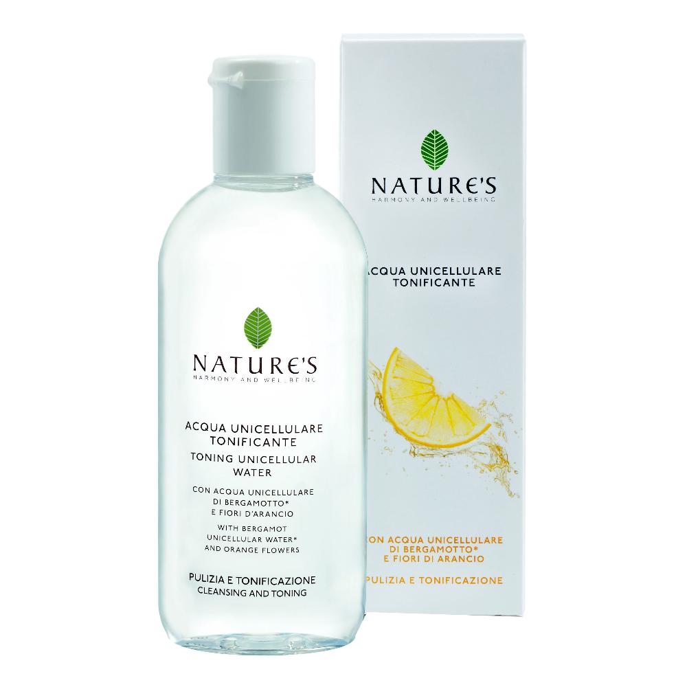 Nature's Acqua Unicellulare Tonificante 200ml - Tonico Idratante per una Pelle Radiante