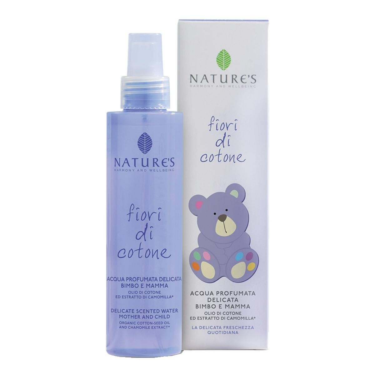 Nature'S Fiori Di Cotone Acqua Profumata Delicata Bimbo E Mamma 150 Ml ml Soluzione