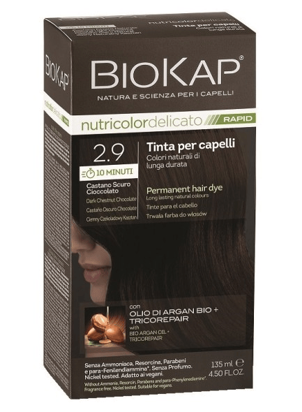 Biokap Nutricolor Delicato Rapid 2.9 Castano Scuro Cioccolato 135 Ml