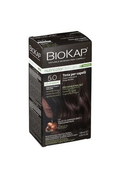 Biokap Nutricolor Delicato Rapid 5.0 Castano Chiaro Naturale 135 Ml — confronto prezzi