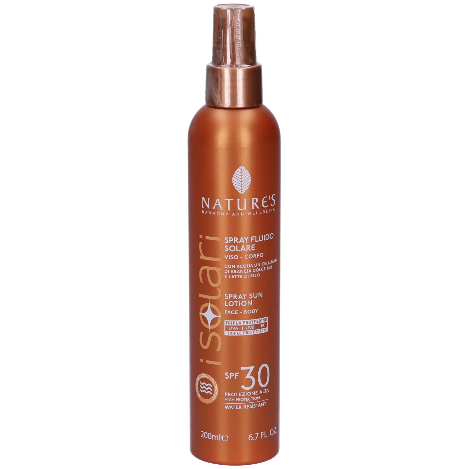 Nature's i solari spray fluido spf30 200 ml