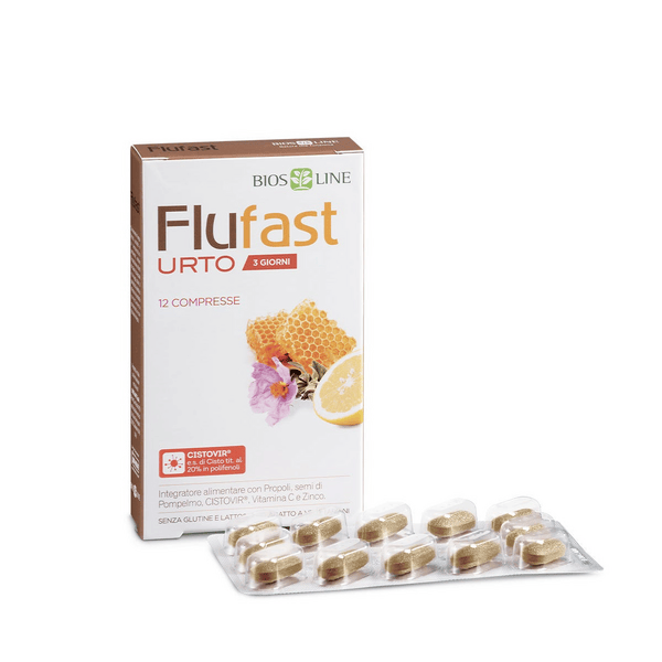 Apix Flufast Urto Integratore Per Vie Respiratorie 12 Compresse