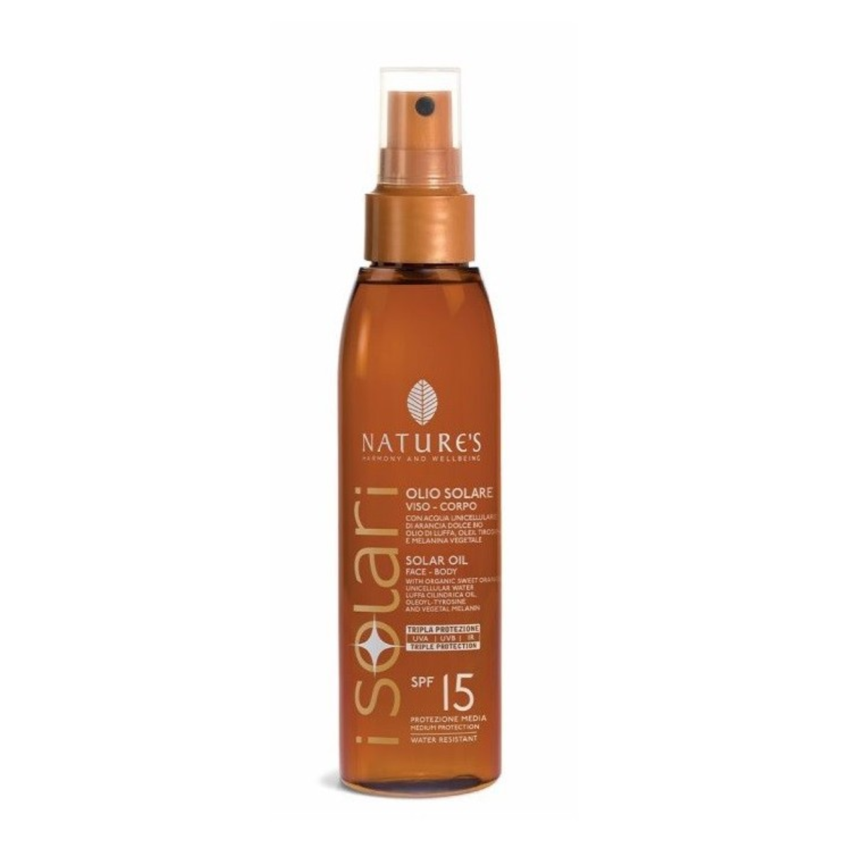 Nature's I Solari Olio Solare SPF 15