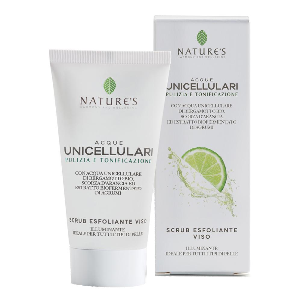 Nature's Acque Unicellulari Pulizia E Tonificazione Scrub Esfoliante Viso 50ml