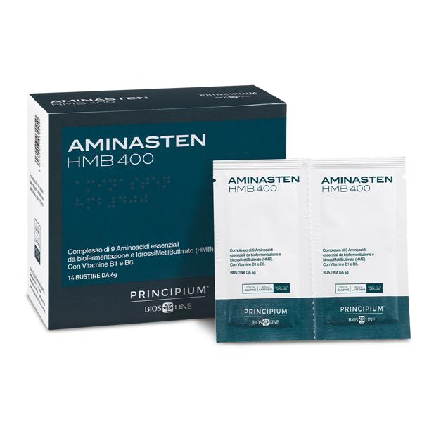 Bios Line Principium Aminasten HMB 400 Integratore Per Affaticamento 30 Bustine