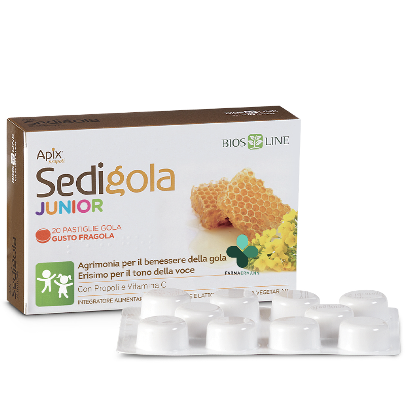 Apix propoli sedigola junior fragola 20 pastiglie — confronto prezzi