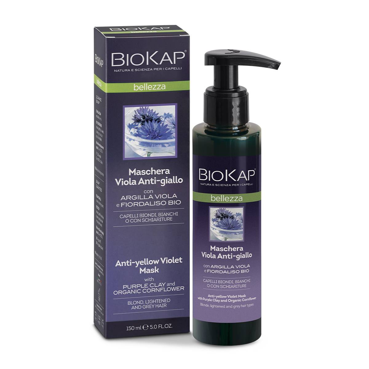 Biokap Bellezza Maschera Viola Antigiallo 150ml — confronto prezzi