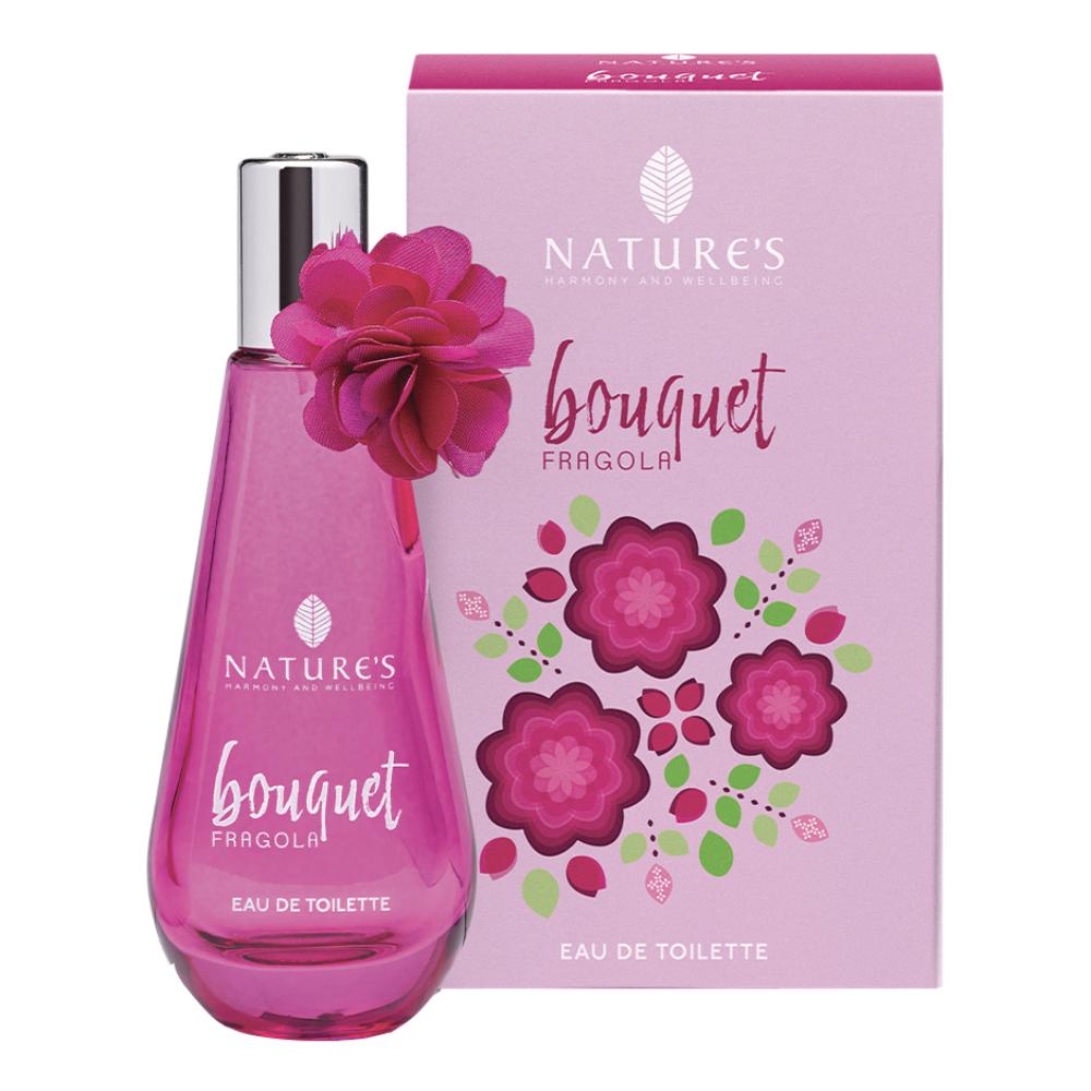 Nature's Bouquet Fragola Eau De Toilette Donna Natural Spray 50ml