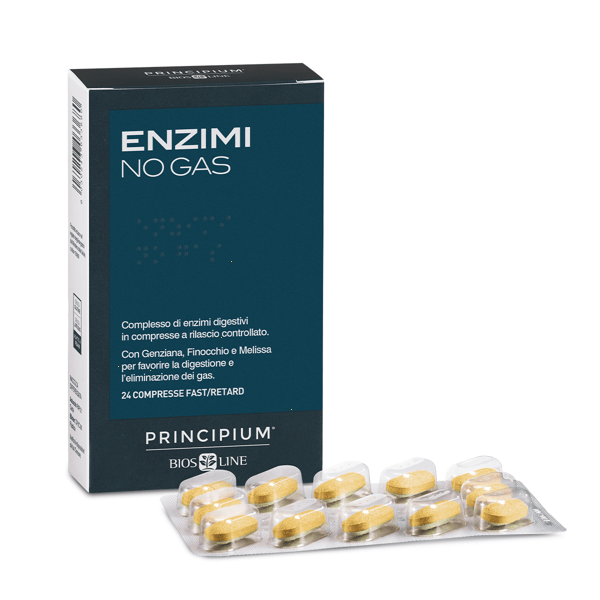Principium Enzimi No Gas Fast/Retard 24 Compresse