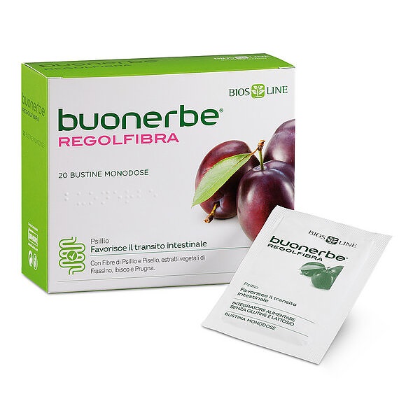 Buonerbe Regolfibra Integratore Transito Intestinale 20 Bustine — confronto prezzi