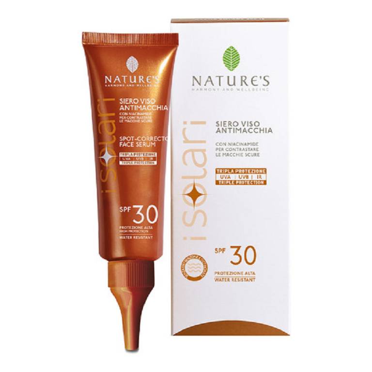 Nature'S iSolari Siero Viso Antimacchia SPF30 50 ml