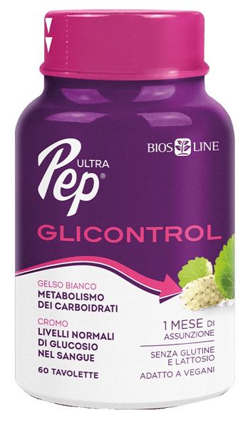 Ultra Pep Glicontrol Integratore Per il Controllo del Peso 60 Tavolette